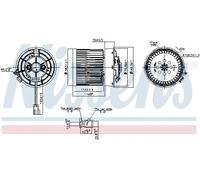 NISSENS 87516 Pulseur d'air habitacle