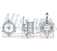 Ventilateur de chauffage 87579 NISSENS pour MERCEDES-BENZ CLASSE A CLA GLB GLA