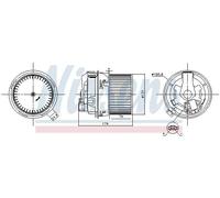 NISSENS 87593 Pulseur d'air habitacle