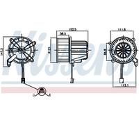 NISSENS 87621 Pulseur d'air habitacle