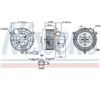 Ventilateur de chauffage 87649 NISSENS