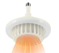 Ventilateur De Chauffage De Salle De Bain Avec Télécommande - Plafonnier À Chauffage Rapide Avec Protection Contre La Surchauffe, Lumière LED, Température Réglable Et Chauffages Longue Portée De 4,5 M