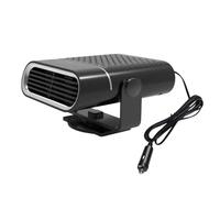 Ventilateur de chauffage de voiture | 12 V 24 V réglable pour désembuage de voiture - Chauffage rapide pour pare-brise de dégivrage rotatif à 360 degrés pour camion
