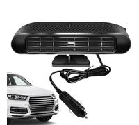 Ventilateur De Chauffage De Voiture - Dégivreur Électrique Rechargeable 12 V/24 V, Unité De Circulation De Chaleur Rapide, Construction Légère Et Compacte, Facile À Brancher | Ventilateur Chauffant Po