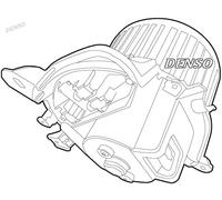 Denso Pulseur d'air habitacle DEA01012