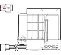 Ventilateur d'intérieur DENSO DEA17033