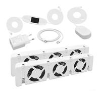 Ventilateur de chauffage intelligent pour radiateurs, ventilateur de radiateur 3.0 Set, kit d'extension de radiateur intelligent, ventilateur de ventilateur, économie de coûts de chauffage