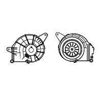 AVA COOLING SYSTEMS MS8631 Moteur électrique, pulseur d'air d'habitacle