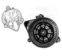 VALEO Ventilateur d'habitacle 698045
