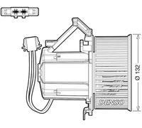 Ventilateur de chauffage pour véhicules avec direction à gauche DEA02009 DENSO
