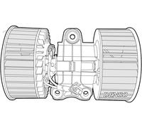 Ventilateur de chauffage pour véhicules avec direction à gauche DEA05004 DENSO