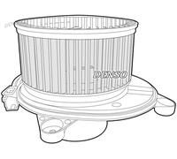 DENSO DEA06001 Pulseur d'air habitacle