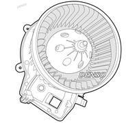 Ventilateur de chauffage pour véhicules avec direction à gauche DEA17001 DENSO