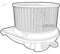 Ventilateur de chauffage pour véhicules avec direction à gauche DEA17011 DENSO