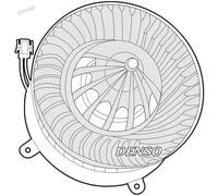 Ventilateur de chauffage pour véhicules avec direction à gauche DEA17012 DENSO
