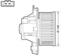 DENSO DEA21014 Pulseur d'air habitacle