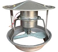 Ventilateur De Cheminée 40 W avec Capuchon De Cheminée à Faible Bruit, Ventilateur à Tirage Induit pour Cheminée Domestique, Machine à Fumée D'échappement, 12.5~17cm