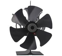 Ventilateur de cheminée à 6 pales pour poêle à bois, ventilateur de four alimenté par la chaleur avec module thermoélectrique, fonctionnement silencieux 25 dB, circulation d'air pour chauffage