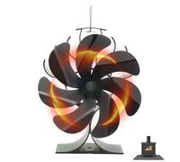 Ventilateur de cheminée à 7 pales alimenté par la chaleur, pas besoin de piles, ventilateur silencieux pour une meilleure circulation de la chaleur et une meilleure efficacité du carburant
