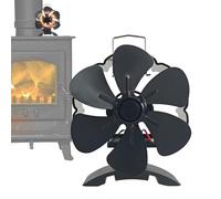 Ventilateur de cheminée avec alimentation thermique | Cheminée : poêle non électrique calme pour l'air chaud circulant