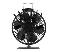 Ventilateur De Cheminée Pour La Maison Réchauffeur D'hiver Pour Poêles À Bois Poêle Silencieux 6 Pales Alimenté Par La