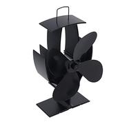 Ventilateur de cheminée, ventilateur de poêle à bois alimenté par la chaleur à 4 pales, entraînement thermodynamique, ventilateurs thermiques à fort flux d'air pour poêles à bois