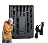 Ventilateur de chemise - Fabrillage de ceinture de refroidissement portable à clip-on, petit dispositif de refroidissement rechargeable | Accessoire de camping en plein air avec des paramètres à 3 vit