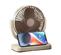 Ventilateur de circulateur d'air, circulateur d'air de table, chargement USB, engrenage de moteur CC rotatif à 3 vitesses, 3 vitesses à l'intérieur pour travailler