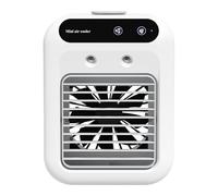 Ventilateur de climatisation, humidificateur de bureau intérieur, 2 vitesses réglables USB, unité de refroidissement silencieuse, portable, contrôle de la température, idéal pour voiture, dortoir