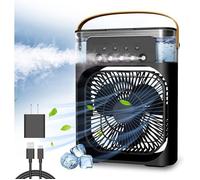 Ventilateur de climatisation portable - RISING FF - FF - 3 vitesses - 7 couleurs LED - USB Type-C