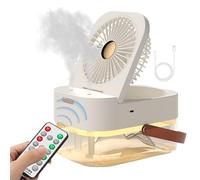Ventilateur de climatisation portable | Ventilateur de refroidissement USB de type C - Pour les journées chaudes - Grande capacité - Trois vitesses de vent - Outil de refroidissement d'été pour
