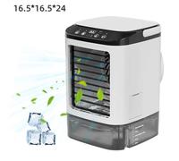 Ventilateur de climatisation refroidi à l'eau, petit climatiseur, Refroidisseur 3 Vitesses Brumisation Lumière 7 Couleurs 900ml