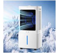 Ventilateur De Climatisation Sans FenêTre avec RéServoir De 25 L, Refroidisseur D'Air éVaporatif Portable 3 Vitesses avec TéLéCommande, Minuterie 12h, pour Chambre, Patio, Garage, ExtéRieur