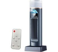 Ventilateur de climatisation - Ventilateurs de refroidissement qui soufflent de l'air froid | Gadgets cool sans pales - Humidificateur à évaporation silencieux avec minuterie et télécommande pour