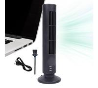 Ventilateur de climatisation vertical | Ventilateur électrique sur pied sans pales | Ventilateur de sol silencieux avec port USB, parfait pour les zones de travail, les dortoirs, les voyages et une