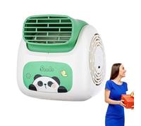 Ventilateur de climatiseur de bureau, Climatiseur en forme de panda, Ventilateur de climatiseur USB, Ventilateur de climatisation de petite pièce, Climatiseur personnel, Climatiseur sans pale,