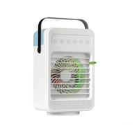 Ventilateur de climatiseur portable à chargement USB pour maison, dortoir, bureau, humidificateur 4 en 1, lumière ambiante