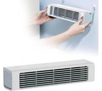 Ventilateur de climatiseur portable sans fil - Ventilateur de refroidissement mural avec 3 réglages de vitesse pour chambre, bureau, maison et voiture, refroidissement instantané en 10 secondes