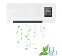 Ventilateur de climatiseur sans conduit, mural portable, mini ventilateur naturel 2 en 1 et système de chauffage mini split for la maison, la cuisine, le salon(A)