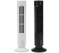 Ventilateur de Climatiseur Vertical, Ventilateur Tour Portable sans Lame, alimenté par USB, pour un Refroidissement Efficace dans des Espaces Limités, 5V, 0,5 a (WHITE)