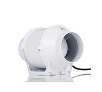 Ventilateur De Conduit En Ligne Silencieux 4 Pouces, Hotte Cuisine, Sortie Ventilation, Extracteur D'air Salle Bains, Booster HF-100S Tente de culture