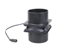 Ventilateur de conduit puissant de 8 cm - Extracteur de conduit 12 V - Amplificateur d'air intérieur pour atelier, sous-sol, tente - Contrôle de l'humidité