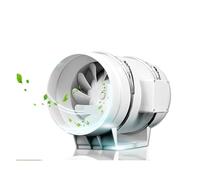 Ventilateur de conduit, Ventilateur D'échappement Silencieux En Ligne, 3''4" 5" 6", Extracteur De Conduit For Salle De Bains, Cuisine, Toilettes, Nettoyage De L'air Mural(4inch)