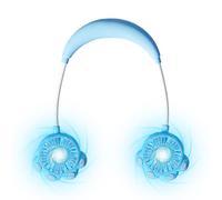 Ventilateur De Cou 2 Vitesses Rechargeable Design Patte De Chat Souffleur