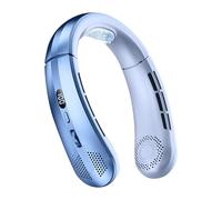 Ventilateur De Cou - Composants Électroniques ABS 19,78x18,55x5,3cm | Ventilateur Sans Lame | Écran LED Sans Torsion Des Cheveux | Refroidissement Mains Libres Avec Activités De Plein Air, Sports Élec