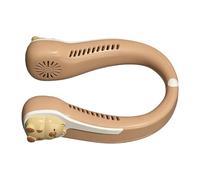Ventilateur de cou Enfant Réglable Sans Pales Rechargeable 3 Vitesses | Ventilateur Portable Léger Pour Garçons Filles 4-14 Ans Maison École Étude Été Camping