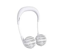 Ventilateur de cou portable, mini ventilateur sans fil, ventilateur à piles rechargeable par USB, ventilateur personnel silencieux mains libres, ventilateur suspendu autour du cou pour les voyages, le