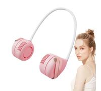 Ventilateur de cou portable rechargeable - 3 vitesses puissant sans pales 3,5 W portable, petit ventilateur pour climat chaud - Pour randonnée, sport, camping, extérieur, voyage