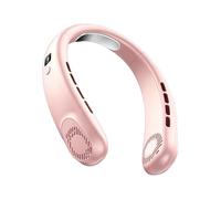 Ventilateur de cou portable rechargeable, 5 vitesses, rechargeable par USB | Ventilateur de cou rechargeable pour les trajets quotidiens, la maison, les voyages, les vacances, le camping, le cyclisme