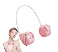 Ventilateur de cou portable rechargeable - Rechargeable sans pales 3 vitesses, réglable, refroidissement rapide, petit ventilateur pour climat chaud, pour utilisation en intérieur et extérieur